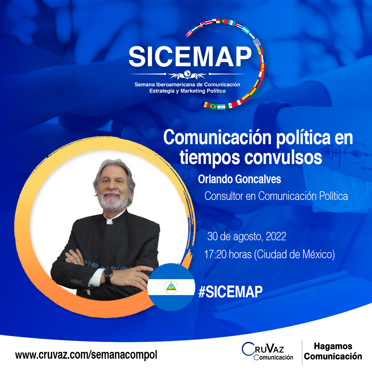 El cambio necesario en la comunicación política: Orlando Goncalves en SICEMAP