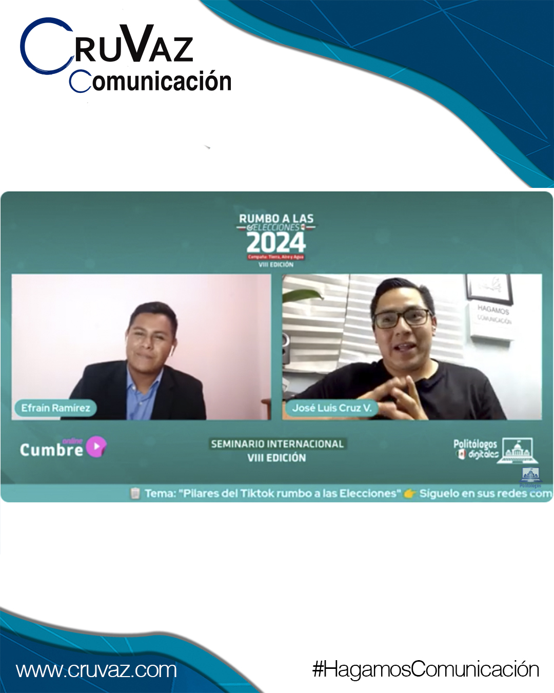 Participa José Luis Cruz en Seminario Electoral “Rumbo a las Elecciones 2024” 
